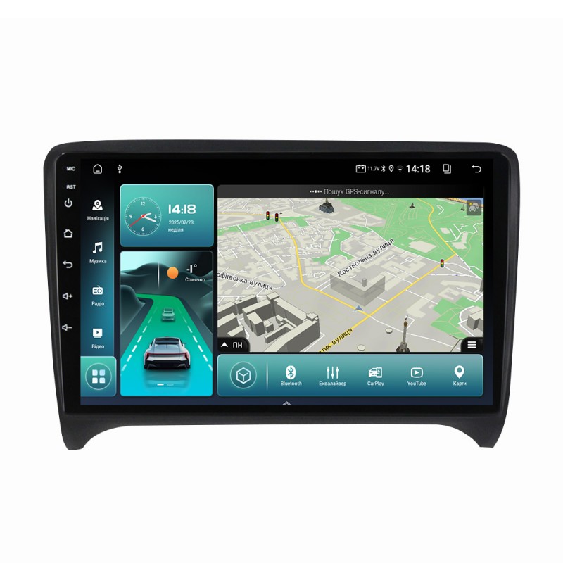 Штатна магнітола для AUDI TT 2006-2014 з Android-функціями