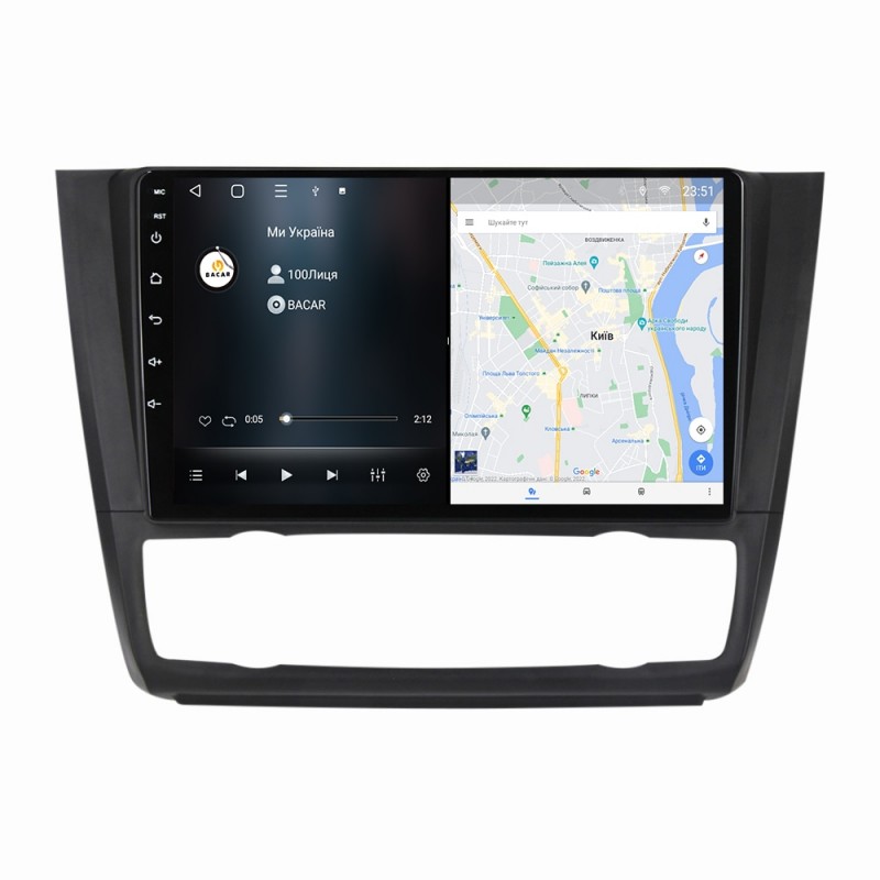 Штатна магнітола для BMW 1 Series E81 E82 E87 E88 Клімат 2004-2011 з Android-функціями