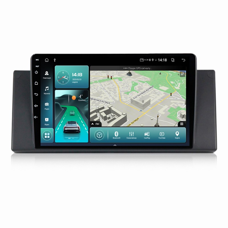 Штатна магнітола для BMW 5 X5 E53 1999-2006 з Android-функціями