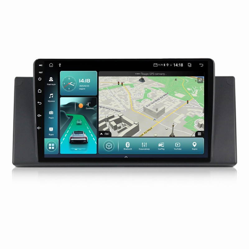 Штатна магнітола для BMW 5 X5 E53 1999-2006 з Android-функціями
