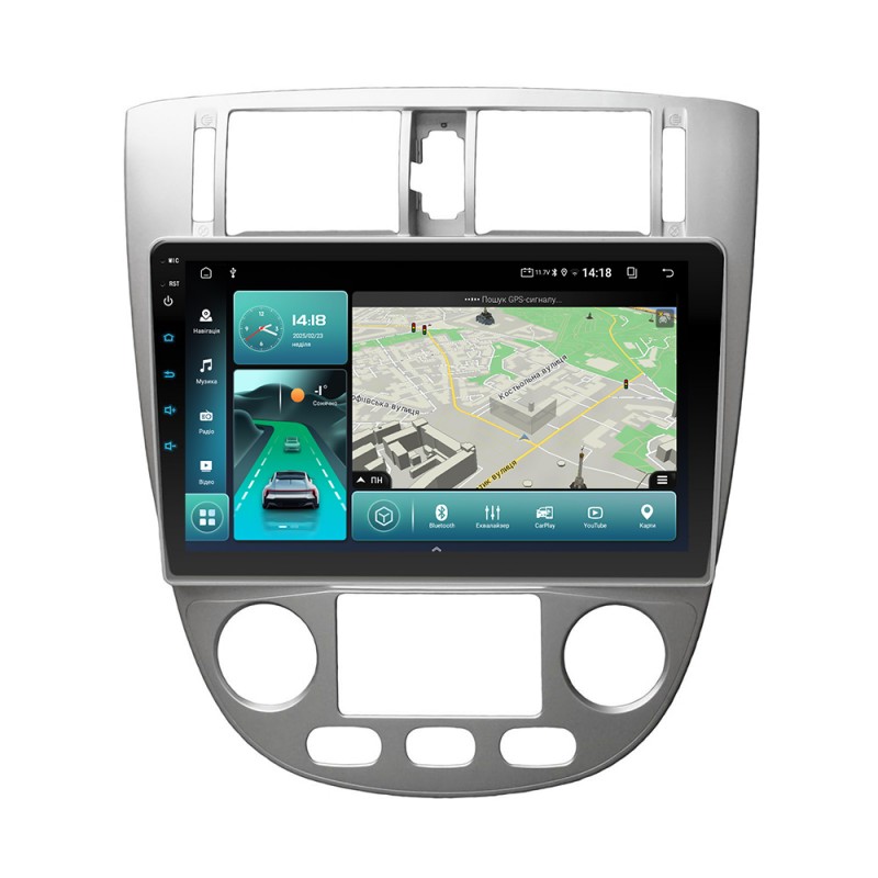 Штатна магнітола для Chevrolet Lacetti Buik Exceller 2004-2013 A з Android-функціями