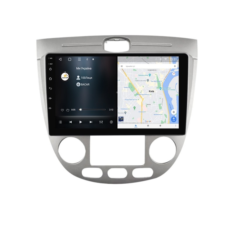 Штатна магнітола для Chevrolet Lacetti Buik Exceller 2004-2013 D з Android-функціями