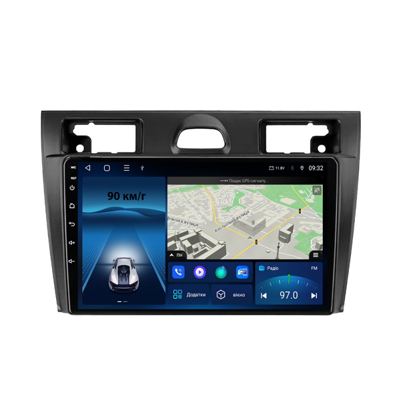 Штатна магнітола для Ford Fiesta Mk VI 5 Mk5 2002-2008 з Android-функціями