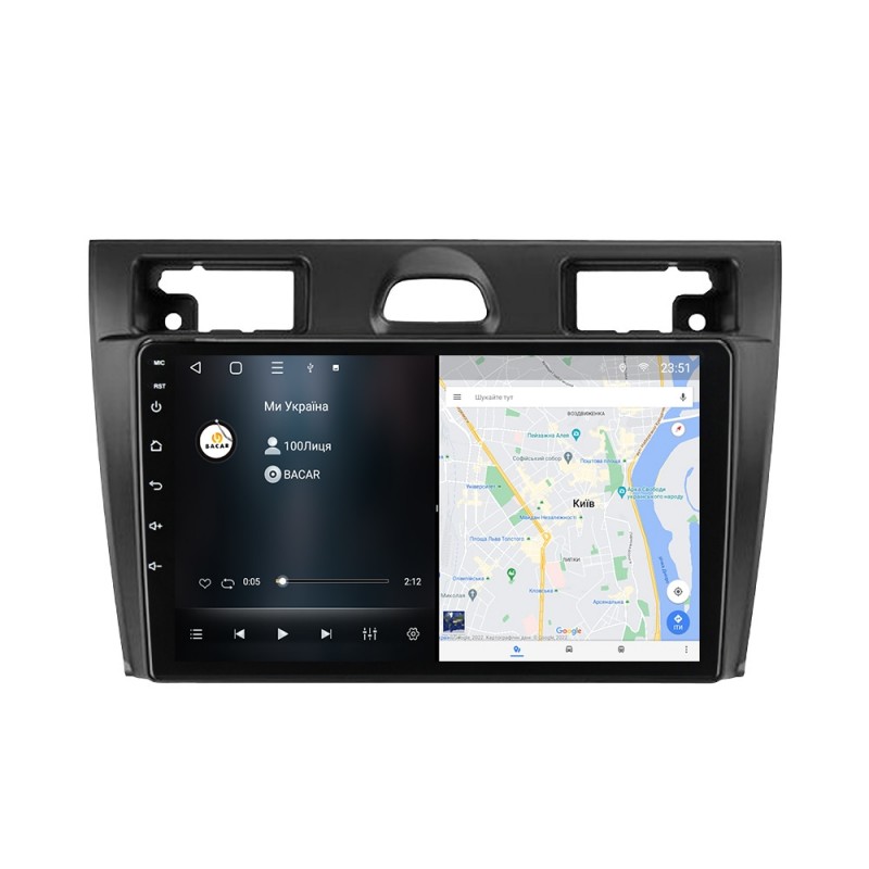 Штатна магнітола для Ford Fiesta Mk VI 5 Mk5 2002-2008 з Android-функціями