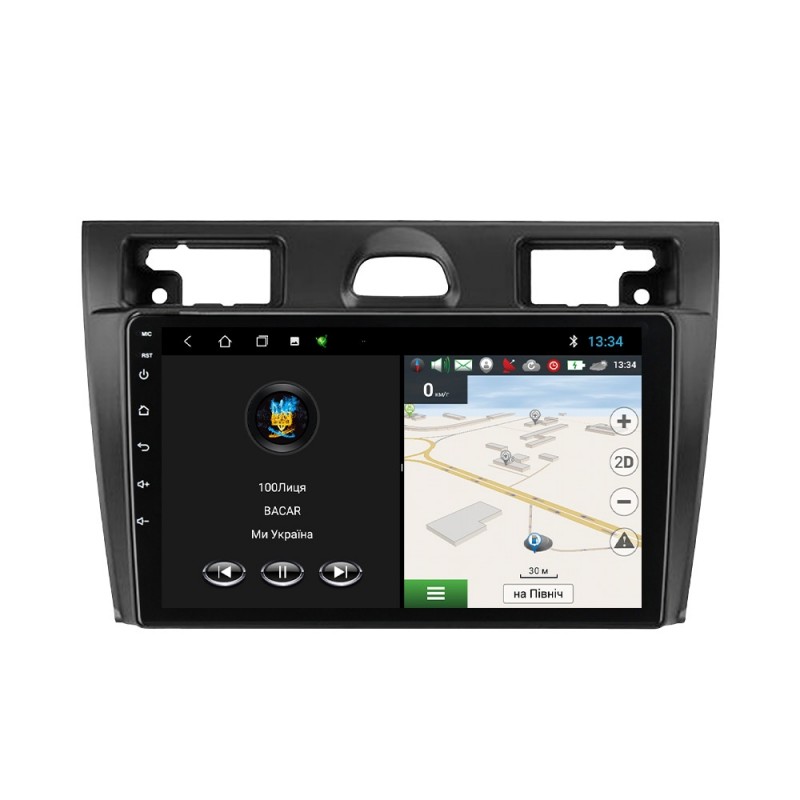 Штатна магнітола для Ford Fiesta Mk VI 5 Mk5 2002-2008 з Android-функціями