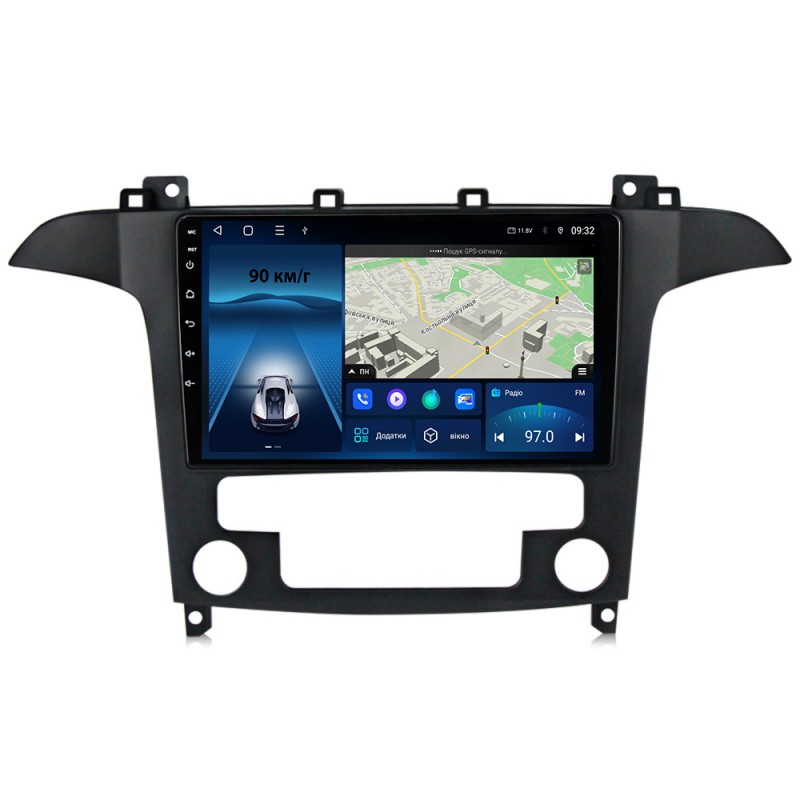 Штатна магнітола для Ford S-Max 2006-2015 з Android-функціями
