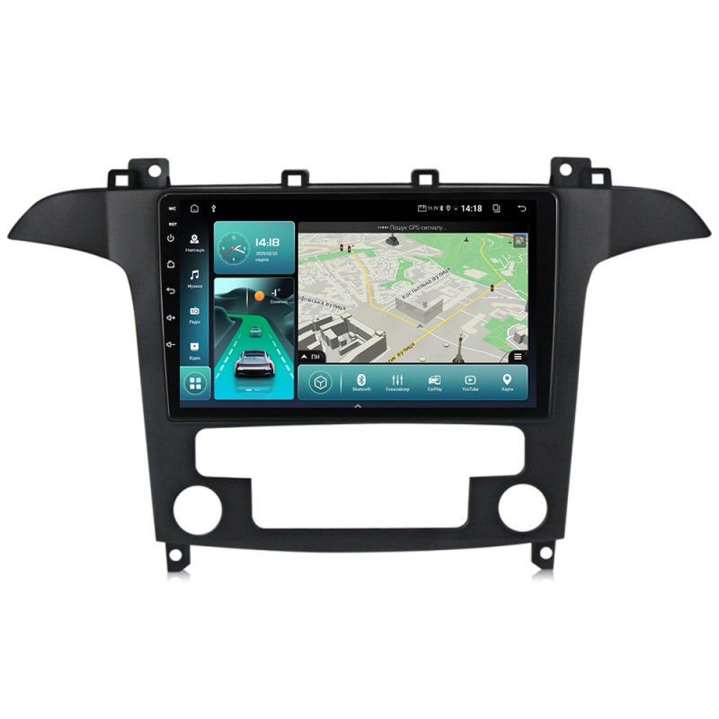 Штатна магнітола для Ford S-Max 2006-2015 з Android-функціями