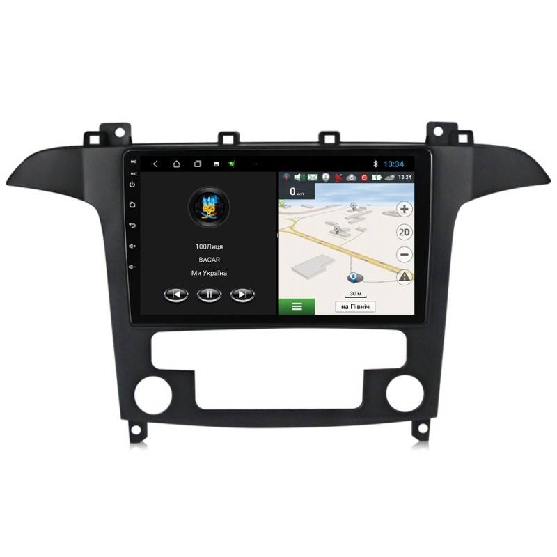 Штатна магнітола для Ford S-Max 2006-2015 з Android-функціями