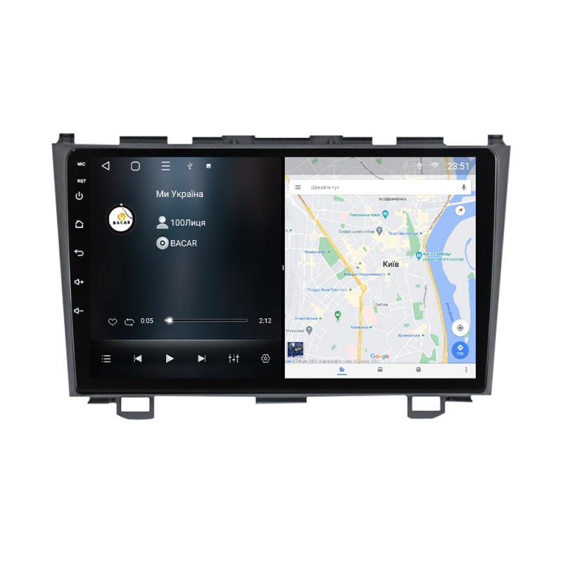 Штатна магнітола для Honda CRV 2006-2012 з Android-функціями