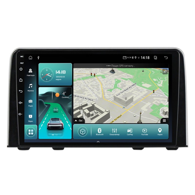 Штатна магнітола для Honda CRV 5 RT RW 2016-2018 з Android-функціями