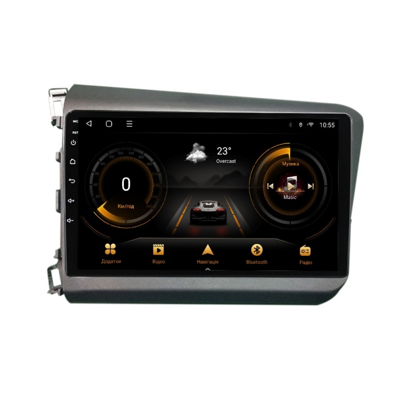 Штатна магнітола для Honda Civic 9 2011-2015 з Android-функціями