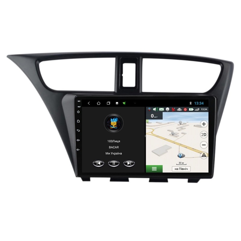 Штатна магнітола для Honda Civic 9 FK FB 2012-2017 з Android-функціями