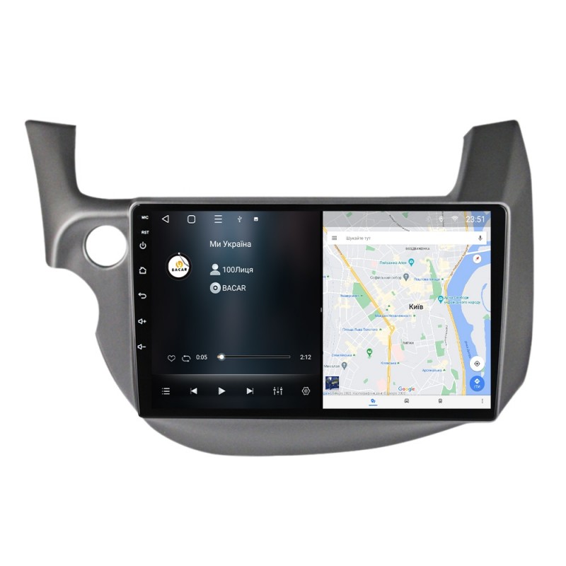 Штатна магнітола для Honda Jazz 2 GE GP / Fit 2 2007-2014 з Android-функціями