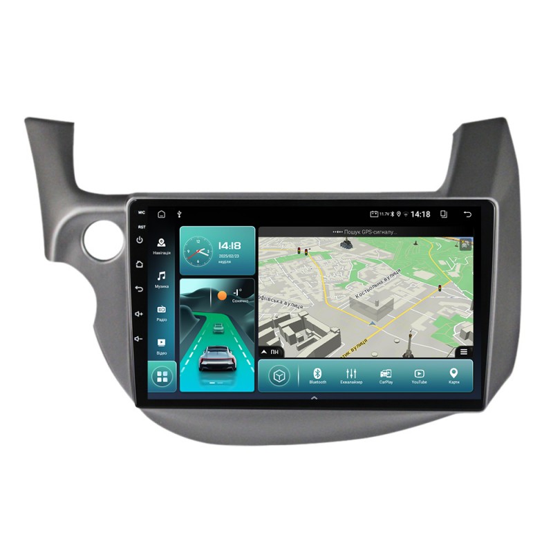 Штатна магнітола для Honda Jazz 2 GE GP / Fit 2 2007-2014 з Android-функціями
