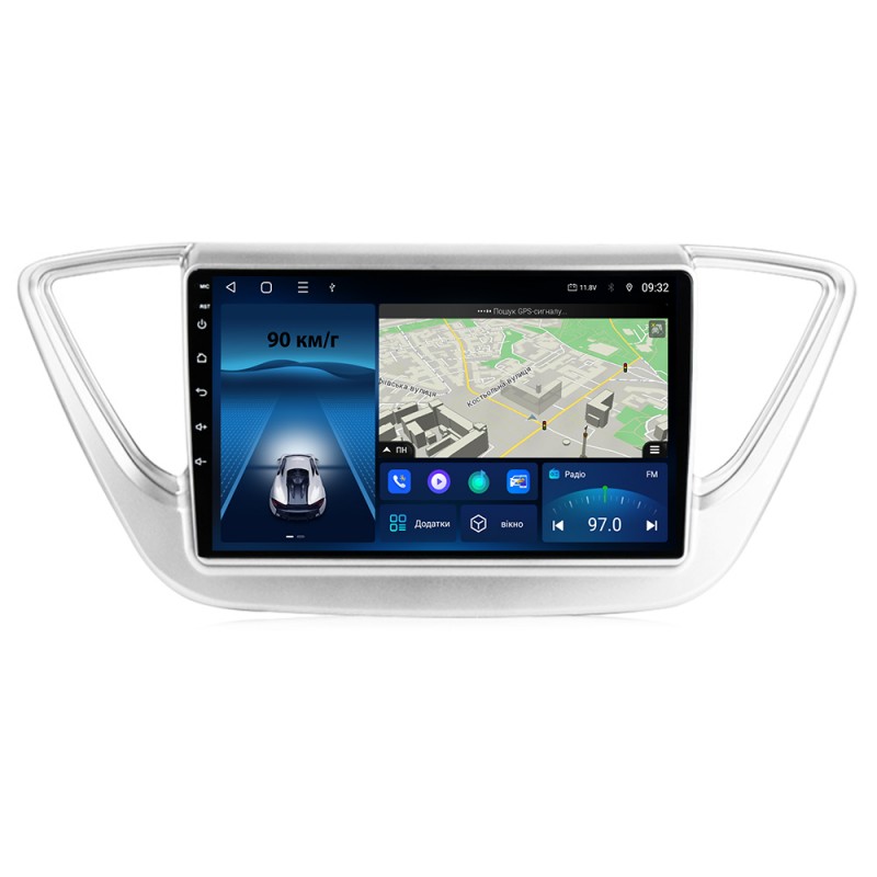 Штатна магнітола для Hyundai Accent Solaris 2017-2018 з Android-функціями