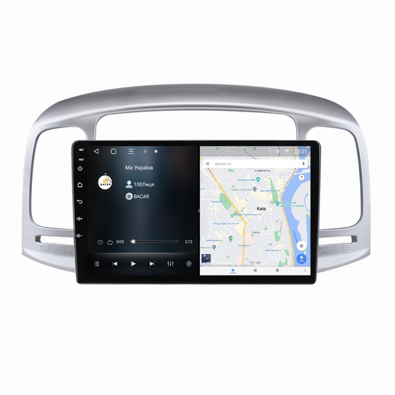 Штатна магнітола для Hyundai Accent MC 2006-2011 з Android-функціями