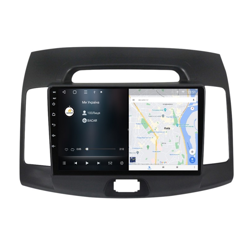 Штатна магнітола для Hyundai Elantra 2006-2011 з Android-функціями