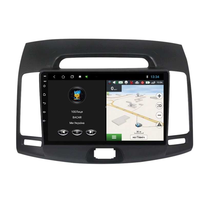 Штатна магнітола для Hyundai Elantra 2006-2011 B з Android-функціями