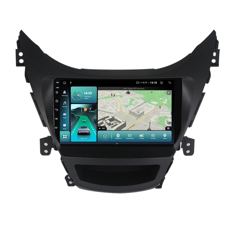 Штатна магнітола для Hyundai Elantra 2011-2015 з Android-функціями
