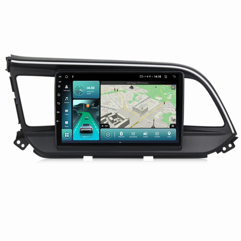 Штатна магнітола для Hyundai Elantra 2015-2019 з Android-функціями