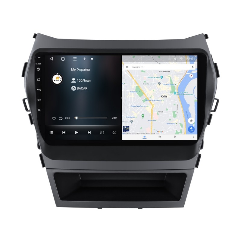 Штатна магнітола для Hyundai Santa Fe 2013-2016 з Android-функціями