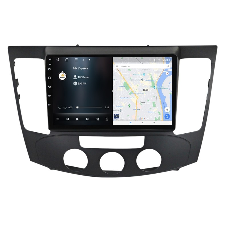 Штатна магнітола для Hyundai Sonata NF 2008-2010 з Android-функціями