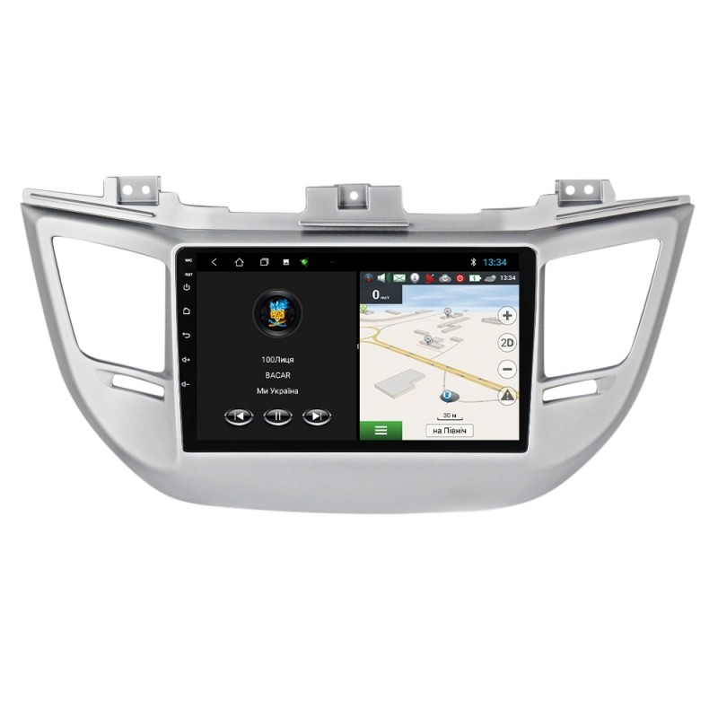 Штатна магнітола для Hyundai Tucson 2015-2018 з Android-функціями