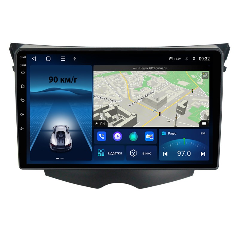 Штатна магнітола для Hyundai Veloster 2011-2017 з Android-функціями