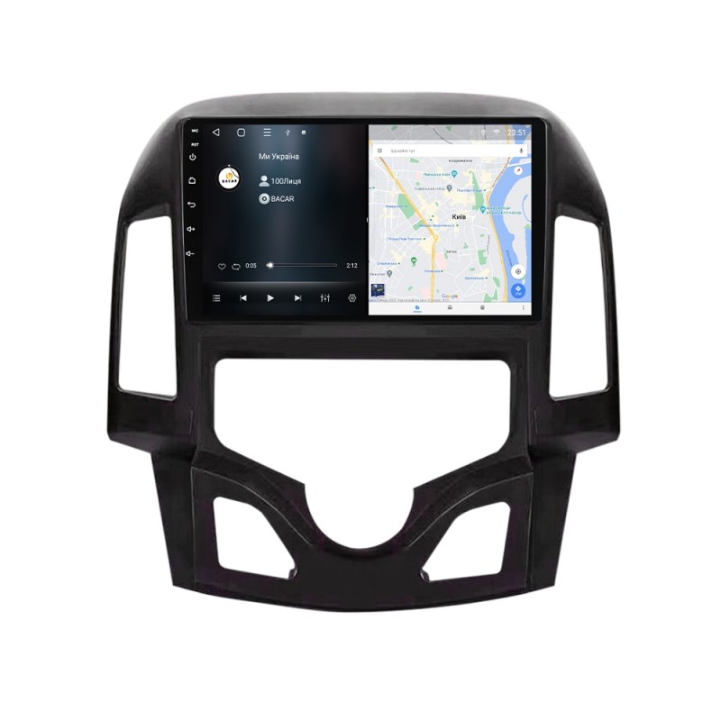 Штатна магнітола для Hyundai i30 2007-2012 Клімат з Android-функціями