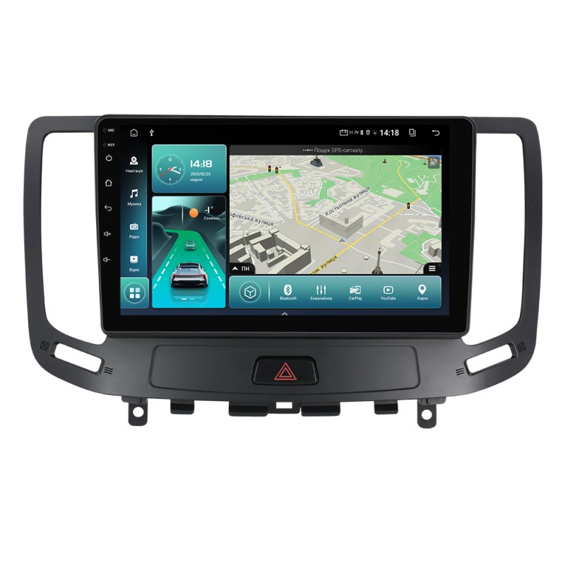 Штатна магнітола для Infinity G25 G35 G37 2006-2013 з Android-функціями