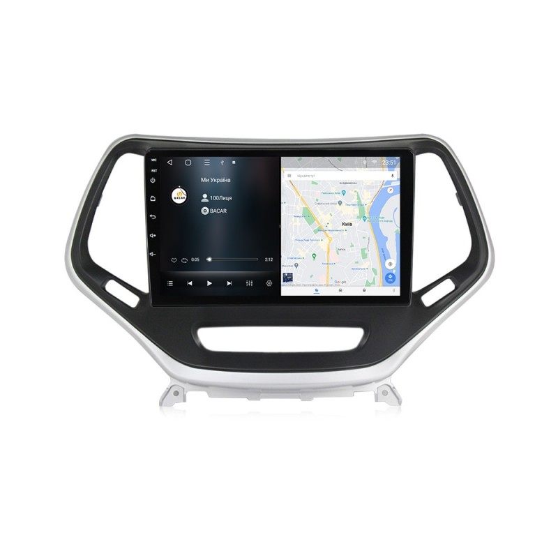 Штатна магнітола для Jeep Cherokee 2014-2018 з Android-функціями