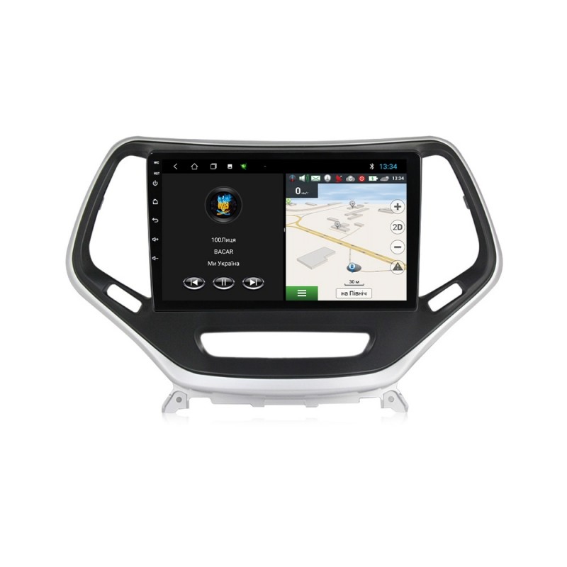 Штатна магнітола для Jeep Cherokee 2014-2018 з Android-функціями