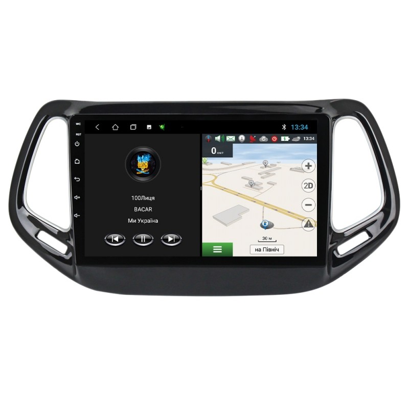 Штатна магнітола для Jeep Compass 2016-2018 з Android-функціями