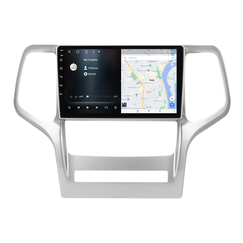 Штатна магнітола для Jeep Grand Cherokee 2010-2013 з Android-функціями