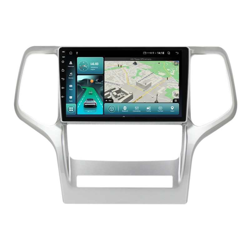 Штатна магнітола для Jeep Grand Cherokee 2010-2013 з Android-функціями