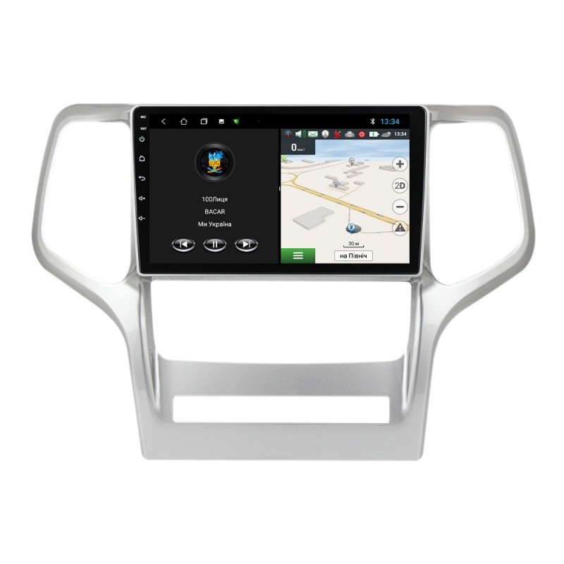 Штатна магнітола для Jeep Grand Cherokee 2010-2013 з Android-функціями