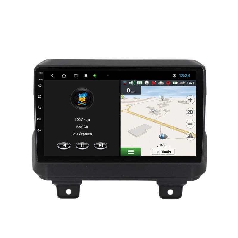 Штатна магнітола для Jeep Wrangler 4 2018-2019 з Android-функціями
