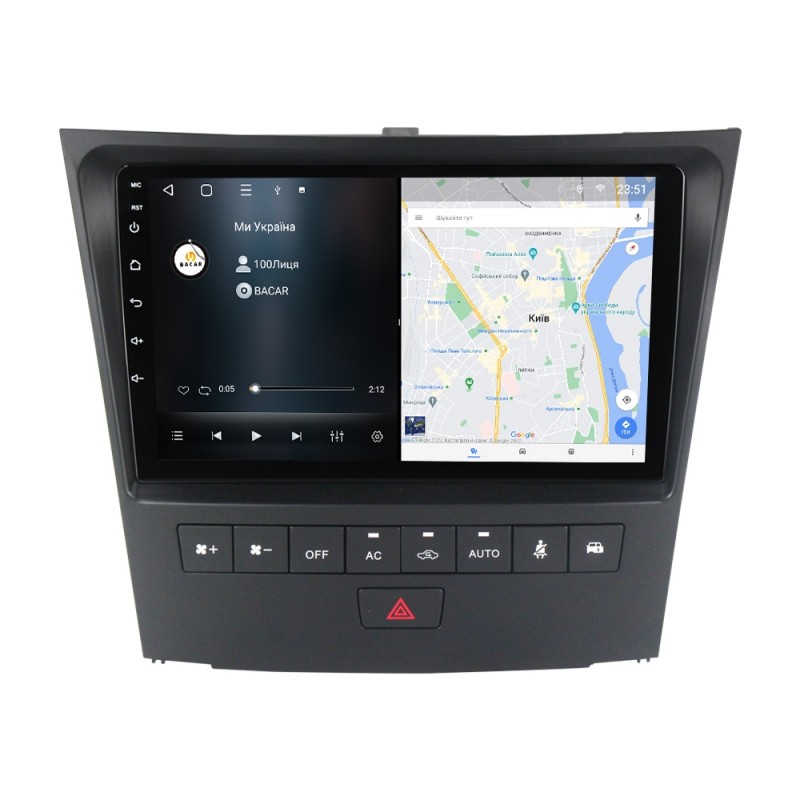 Штатна магнітола для Lexus GS 2004-2011 з Android-функціями
