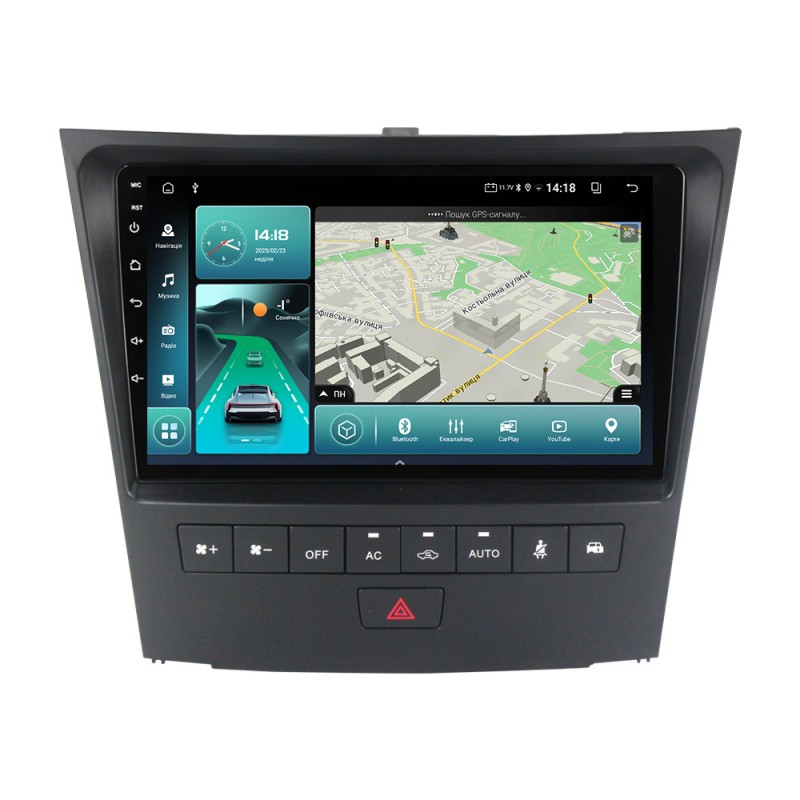 Штатна магнітола для Lexus GS 2004-2011 з Android-функціями
