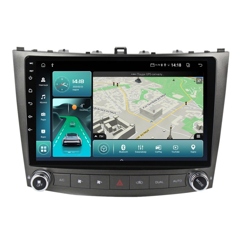 Штатна магнітола для Lexus IS250 2005-2013 з Android-функціями