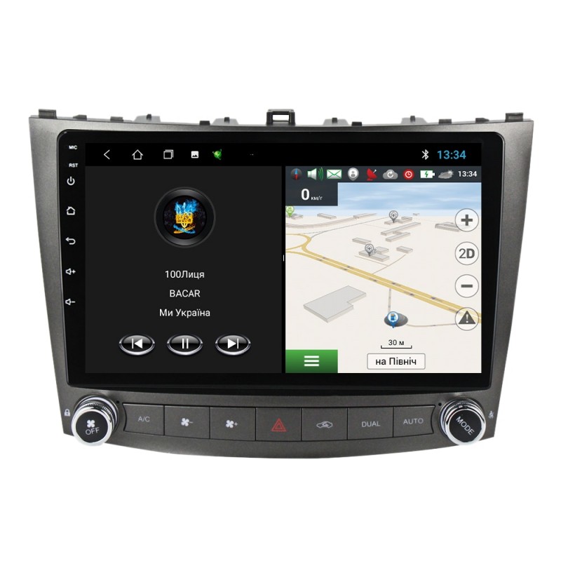 Штатна магнітола для Lexus IS250 2005-2013 з Android-функціями