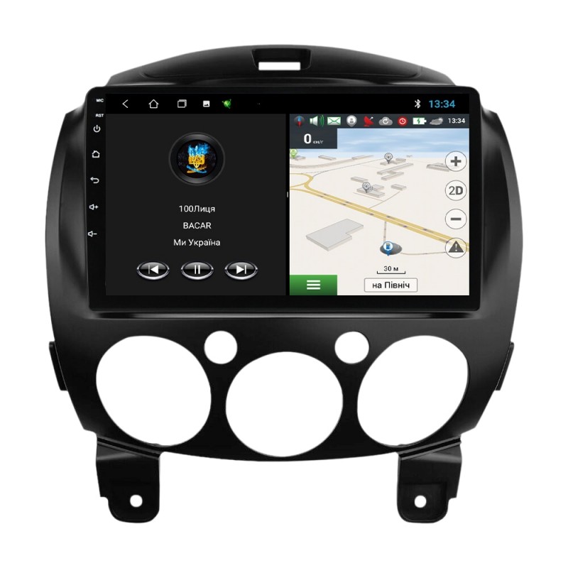 Штатна магнітола для Mazda 2 2007-2014 з Android-функціями