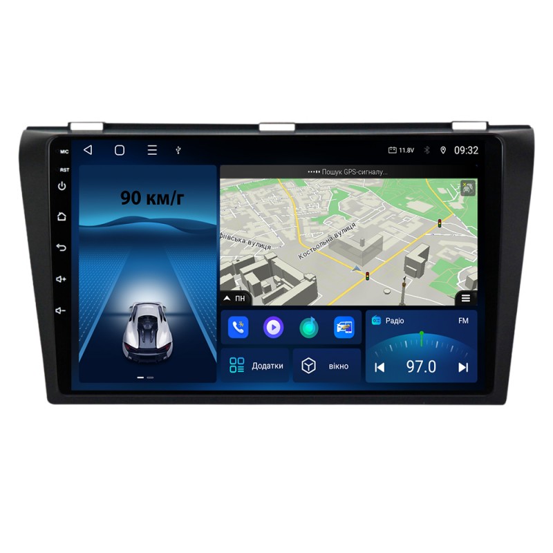 Штатна магнітола для Mazda 3 2003-2009 з Android-функціями