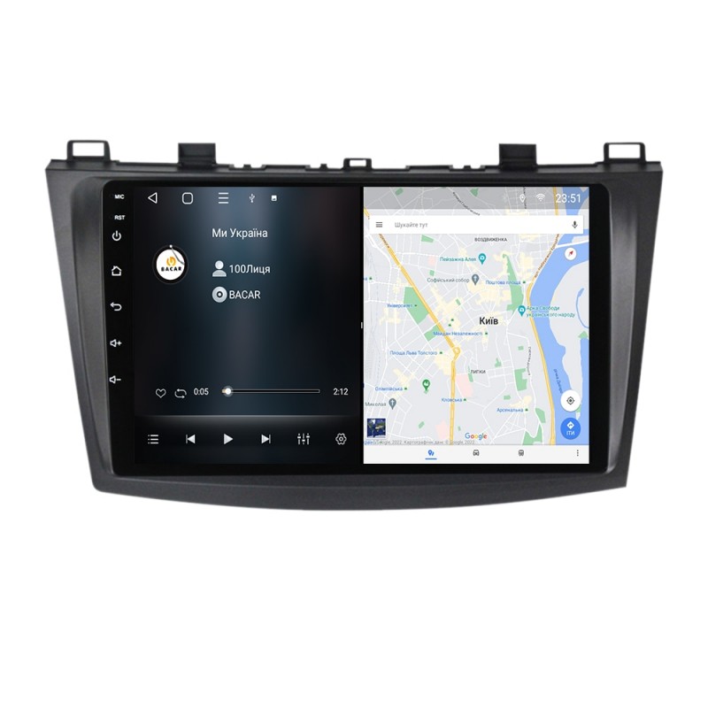 Штатна магнітола для Mazda 3 2009-2013 з Android-функціями