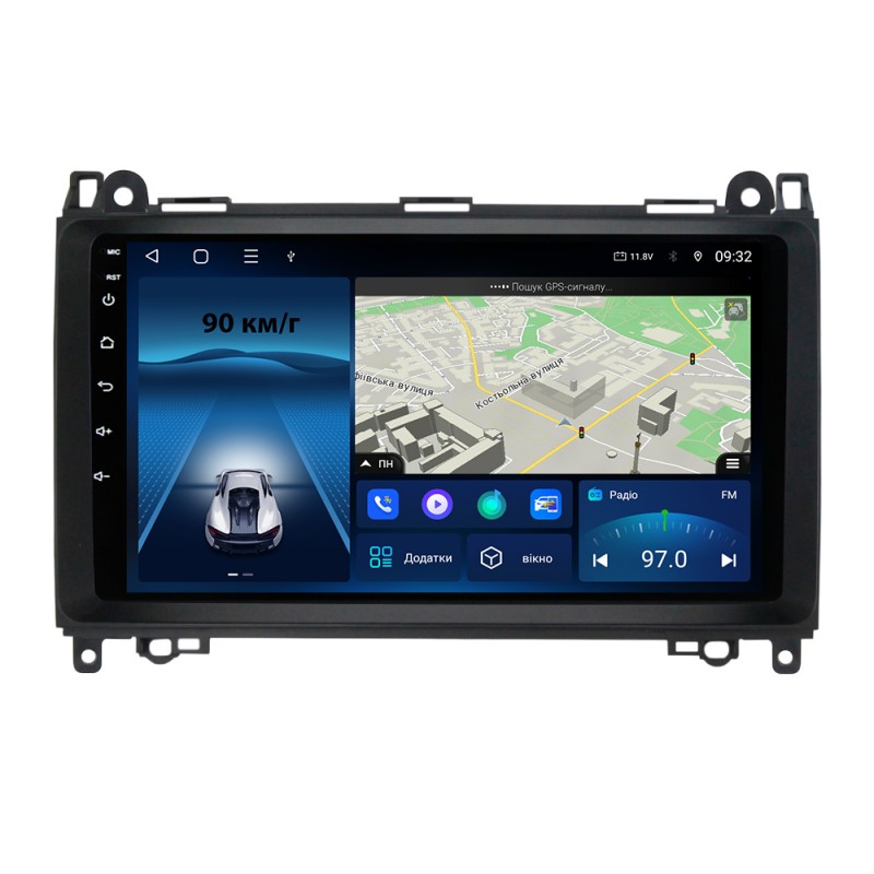 Штатна магнітола для Mercedes B200 B Class W169 Vito W639 Viano Sprinter W906 2005-2011 з Android-функціями