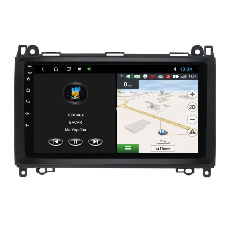 Штатна магнітола для Mercedes B200 B Class W169 Vito W639 Viano Sprinter W906 2005-2011 з Android-функціями