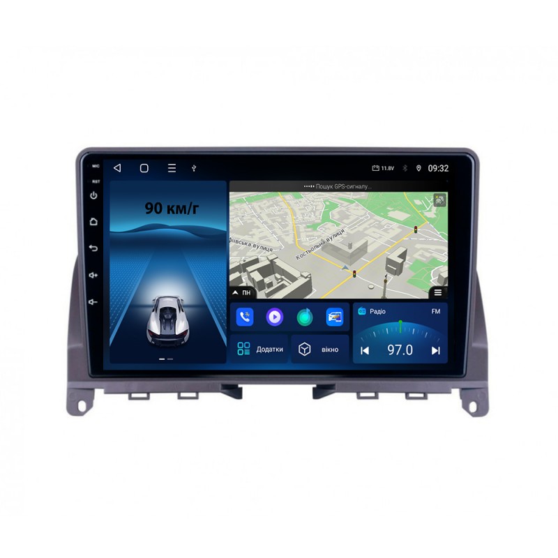 Штатна магнітола для Mercedes C-Class W204 S204 2006-2011 з Android-функціями