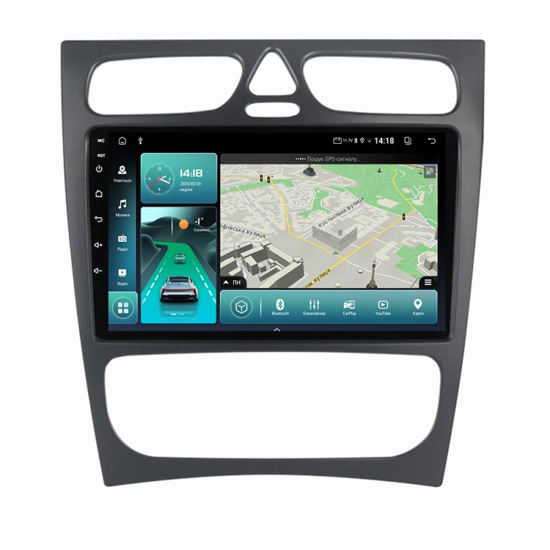 Штатна магнітола для Mercedes C W203 CLK W209 W463 Vito Viano W639 2000-2006 з Android-функціями