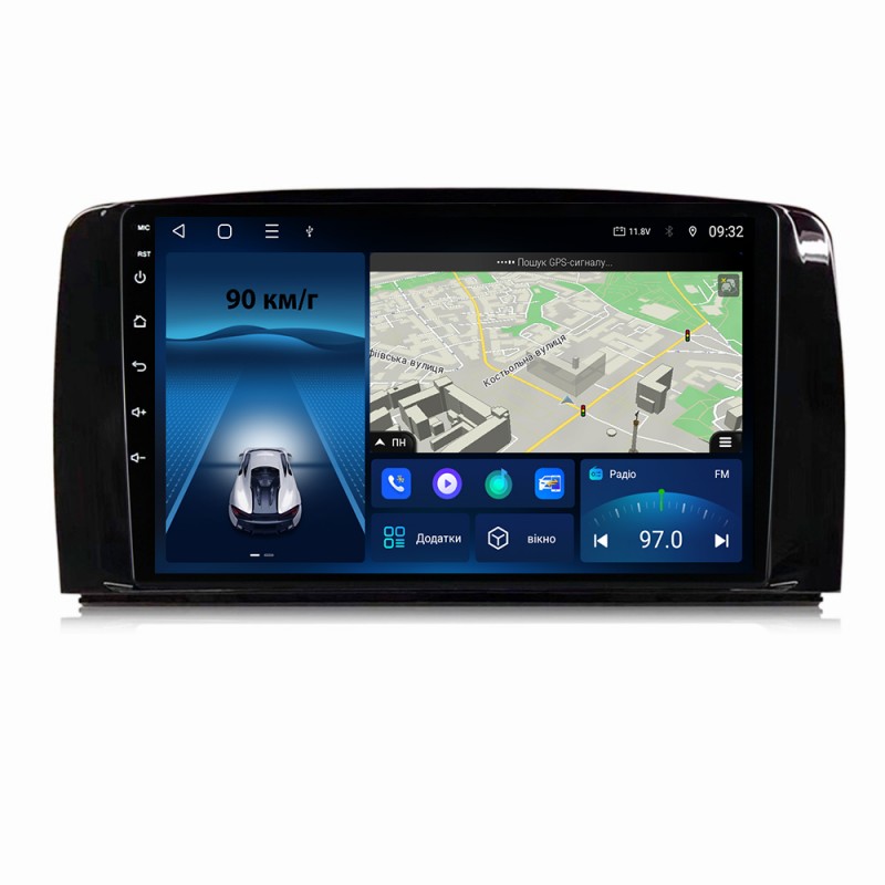 Штатна магнітола для Mercedes R Class W251 R280 R300 R320 R350 R63 2005-2017 з Android-функціями