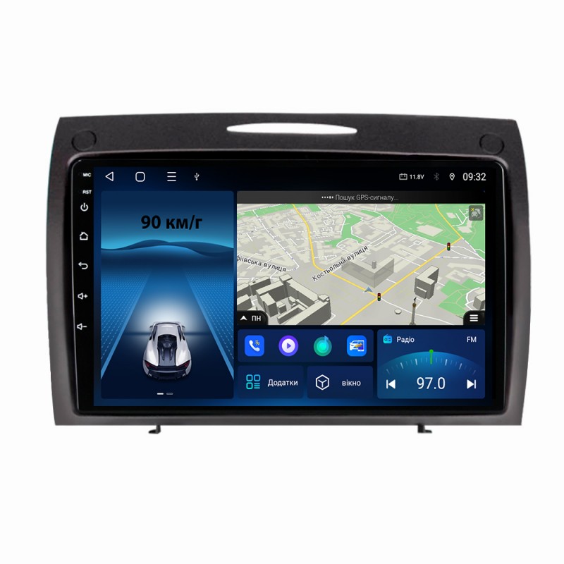 Штатна магнітола для Mercedes R171 SLK 200 SLK300 SLK350 SLK 280 2000-2011 з Android-функціями